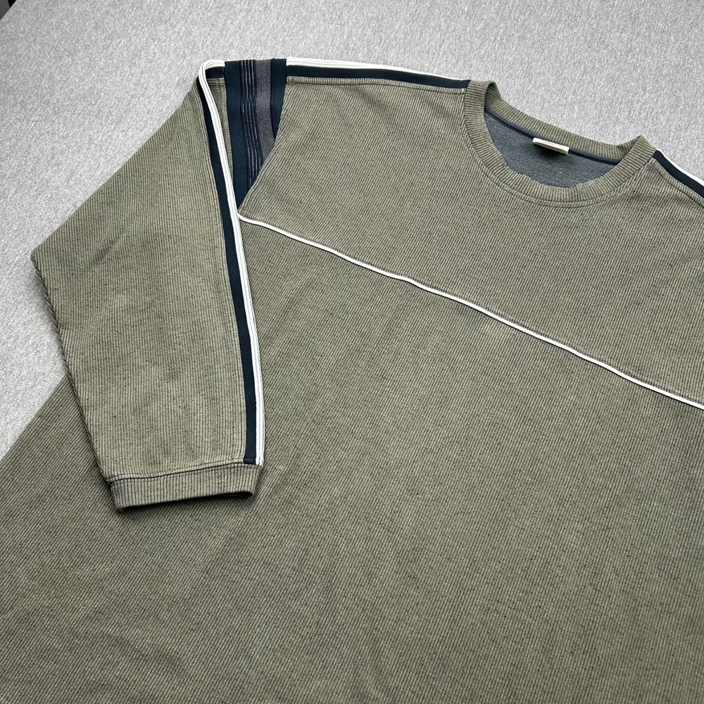 Xtreme Gear Long Sleeve Ribbed Sweater Mens XL Green 90s Heavyweight